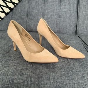 A New Day Nude Microfiber Pumps